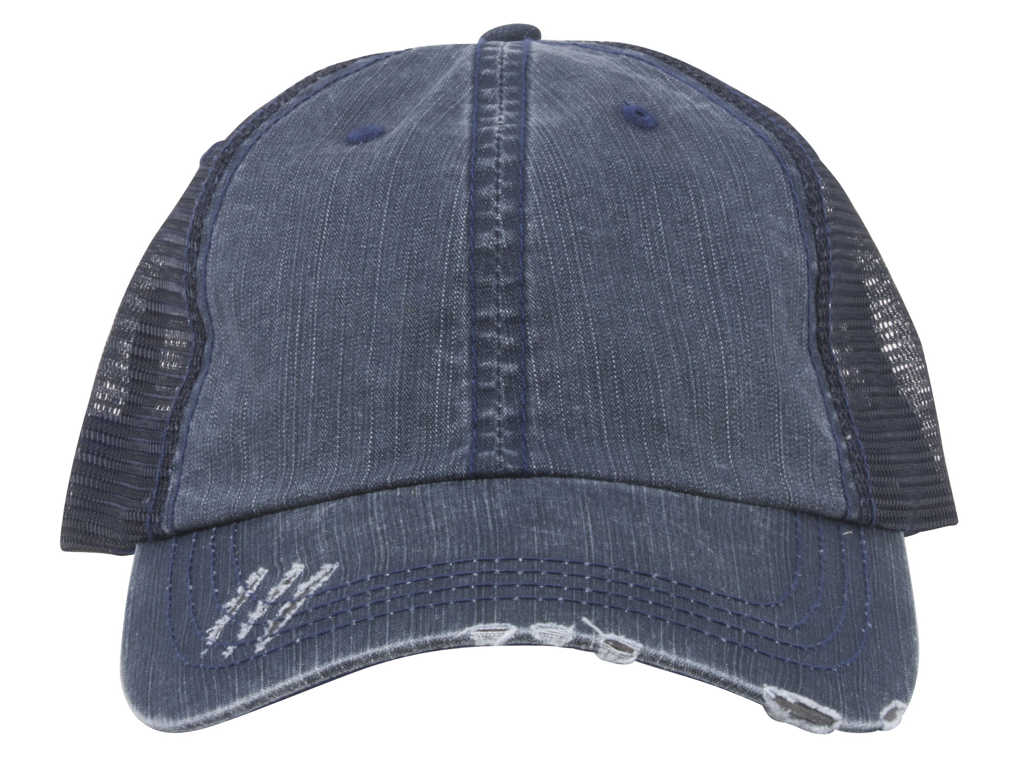 Low Profile Special Cotton Mesh Cap-Navy | eBay